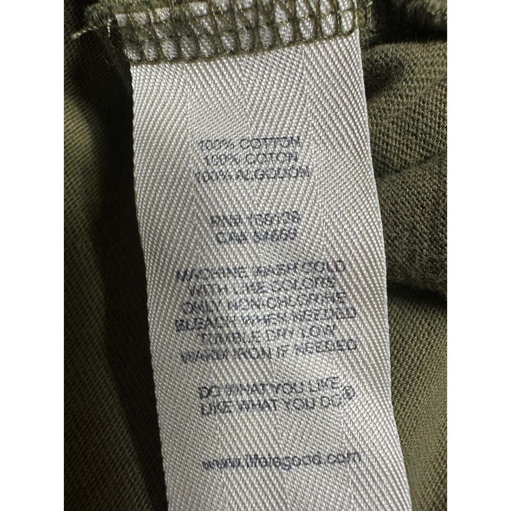 Life is Good Mens XL Long Sleeve T-Shirt Olive Green Cotton Graphic Tee Logo - Picture 8 of 8